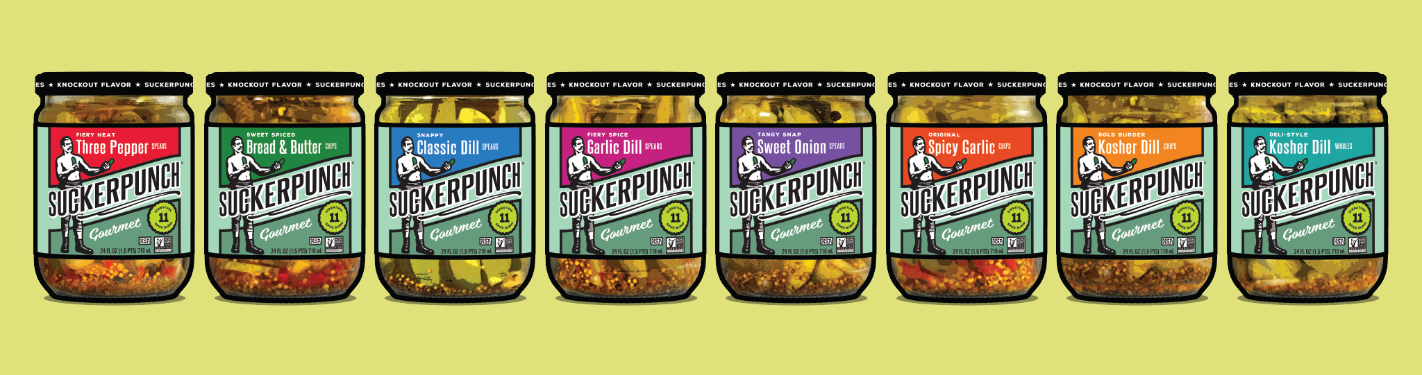 SuckerPunch Gourmet Pickles